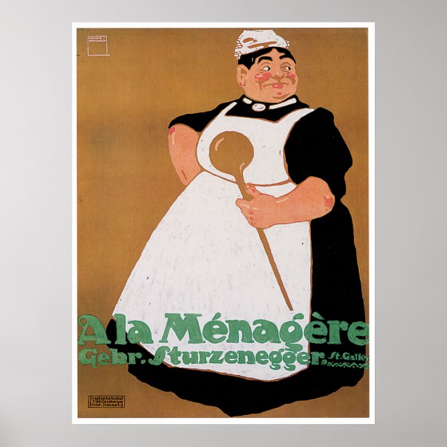 Ala Menagere Vintage Food Ad Art Poster (Front)
