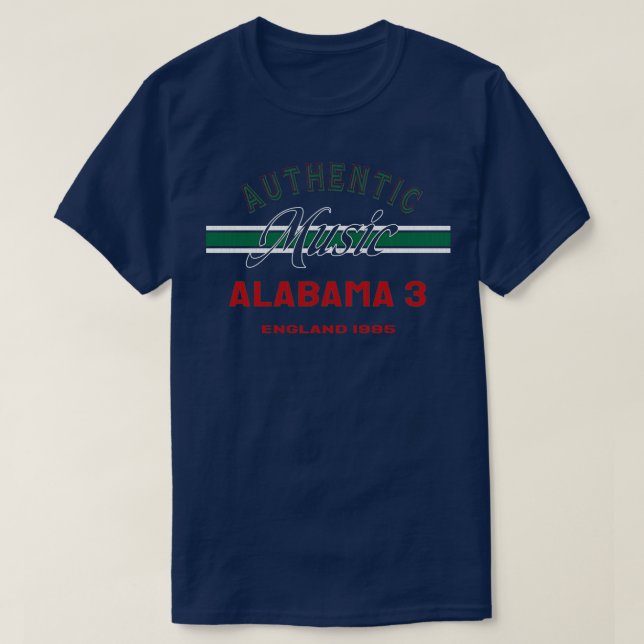 Alabama 3 England 1995 Music D106 TShirt (Design Front)