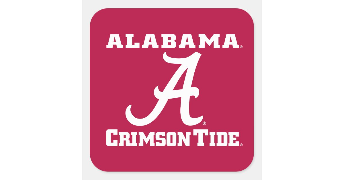 Alabama Crimson Tide Sticker | Zazzle