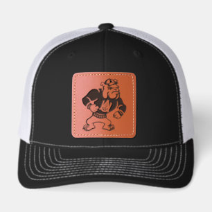 Alabama A&M Bulldog Leather Patch Hat