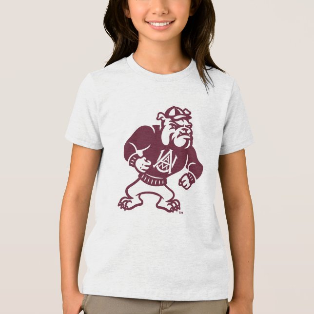 Alabama A&M Bulldog Tri-Blend Shirt (Front)