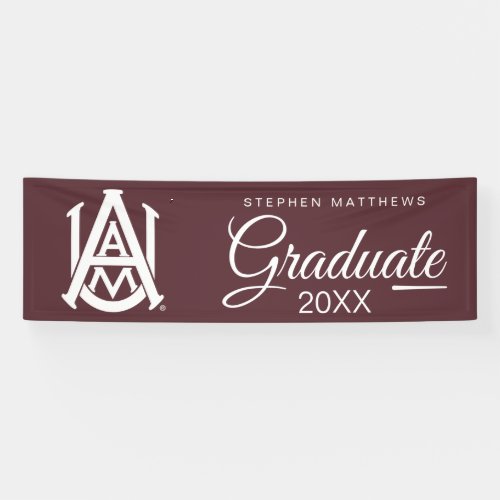 Alabama AM  Graduation Banner