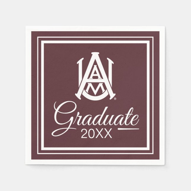 Alabama A&M | Graduation Napkins (Front)