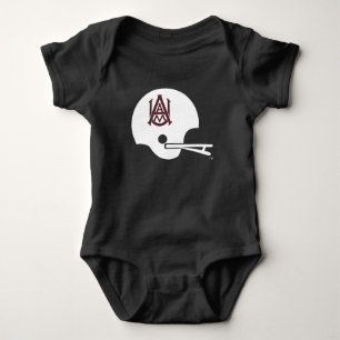 Alabama A&M Helmet Baby Bodysuit