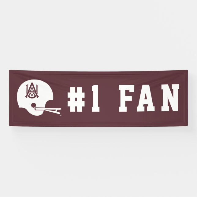 Alabama A&M Helmet Banner (Horizontal)