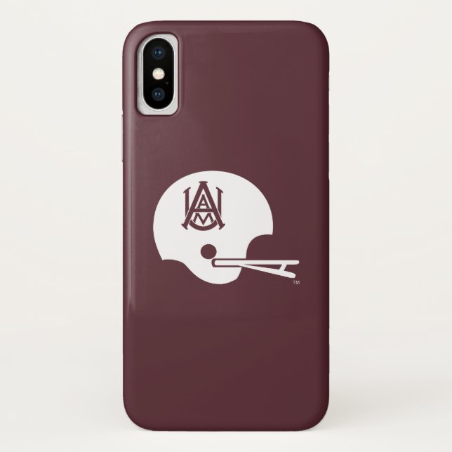 Alabama A&M Helmet Case-Mate iPhone Case (Back)