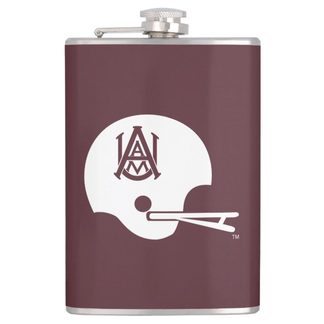 Alabama A&M Helmet Flask (Front)