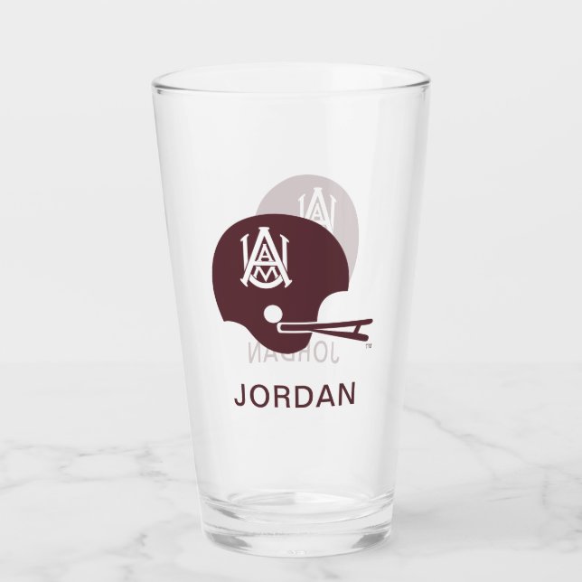 Alabama A&M Helmet Glass (Front)
