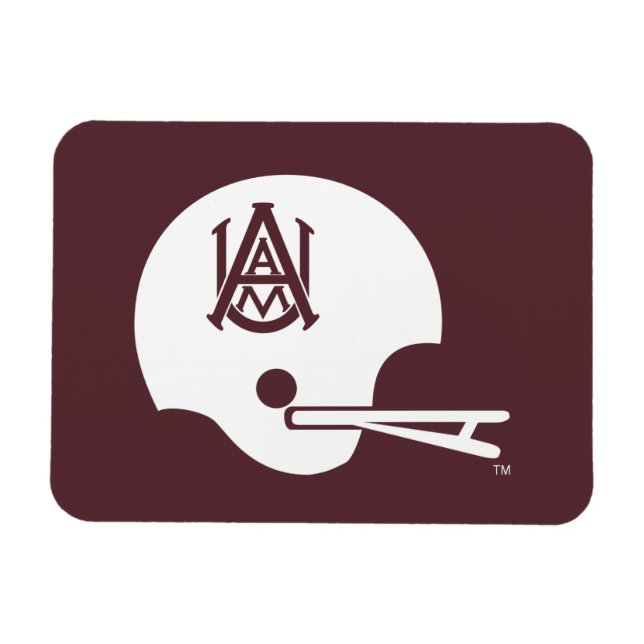Alabama A&M Helmet Magnet (Horizontal)