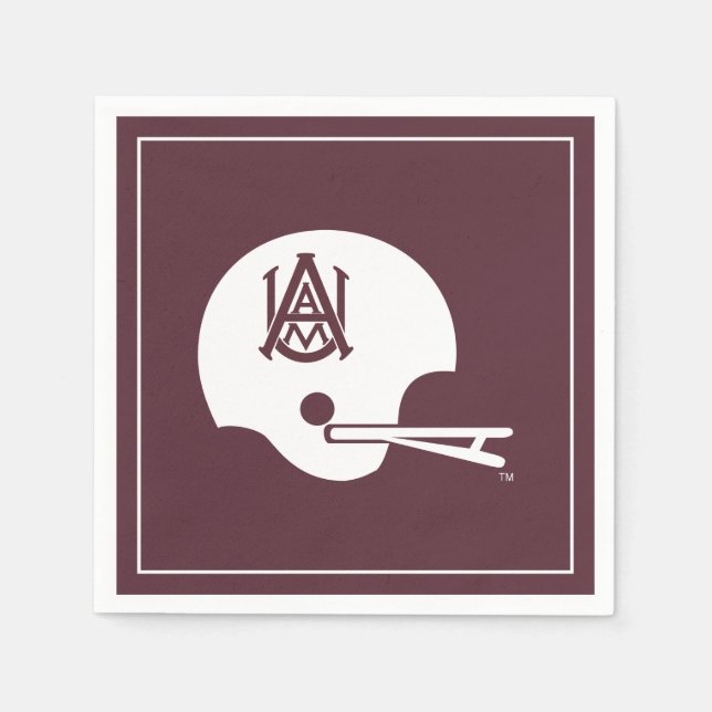 Alabama A&M Helmet Napkins (Front)