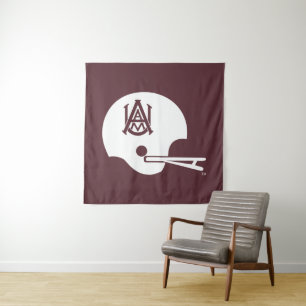 Alabama A&M Helmet Tapestry