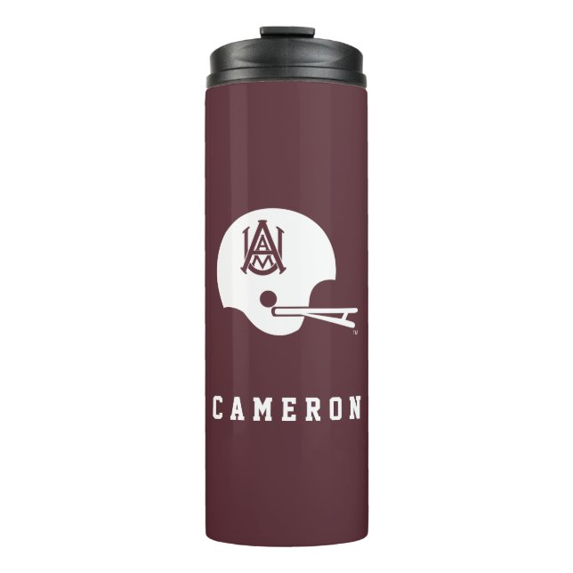 Alabama A&M Helmet Thermal Tumbler (Front)
