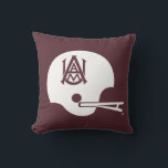 Alabama A&M Helmet Throw Pillow<br><div class="desc">Check out these Alabama A&M designs! Show off your AAMU pride with these new University products. These make the perfect gifts for the A&M student,  alumni,  family,  friend or fan in your life. All of these Zazzle products are customizable with your name,  class year,  or club. Go bulldogs!</div>