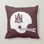 Alabama A&M Helmet Throw Pillow<br><div class="desc">Check out these Alabama A&M designs! Show off your AAMU pride with these new University products. These make the perfect gifts for the A&M student,  alumni,  family,  friend or fan in your life. All of these Zazzle products are customizable with your name,  class year,  or club. Go bulldogs!</div>