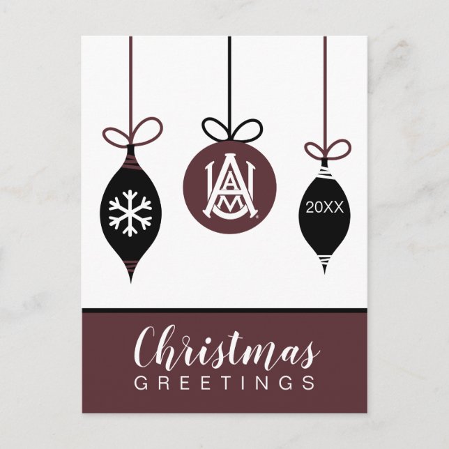 Alabama A&M | Holiday Postcard (Front)