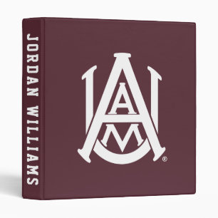 Alabama A&M Logo 3 Ring Binder