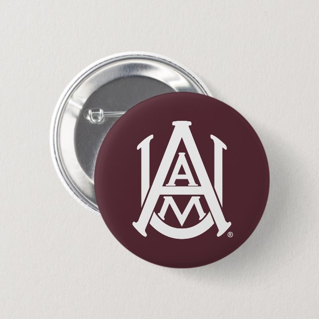 Alabama A&M Logo Button (Front & Back)