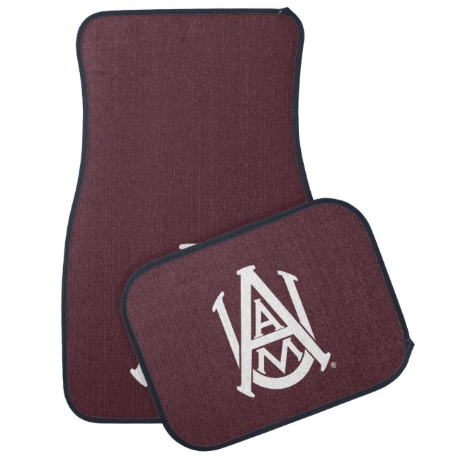 Alabama A&M Logo Car Floor Mat (Set)