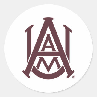 Alabama A&M Logo Classic Round Sticker