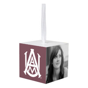Alabama A&M Logo Cube Ornament