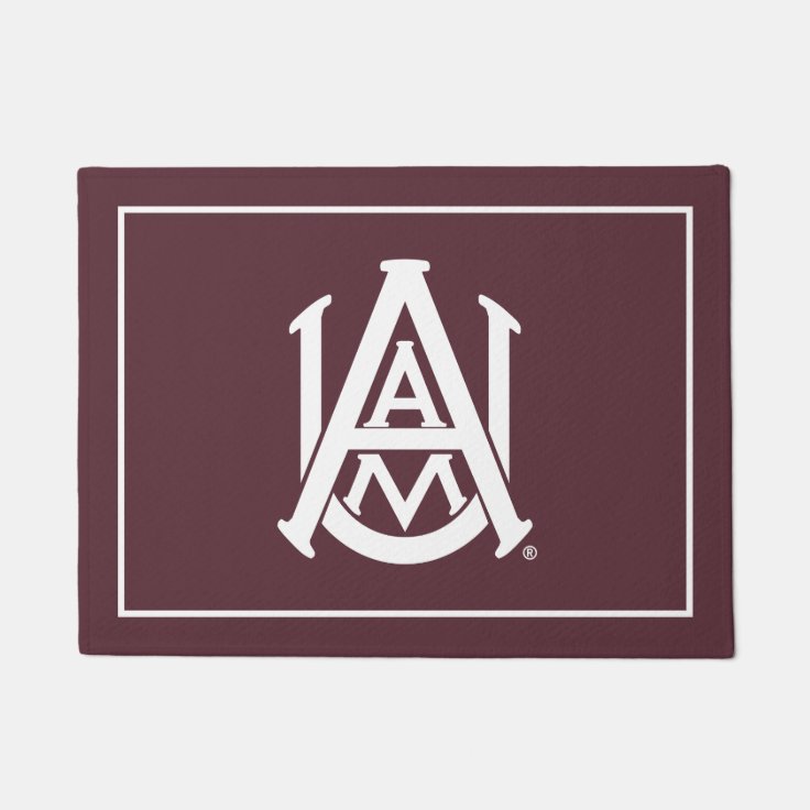 Alabama A&M Logo Doormat | Zazzle