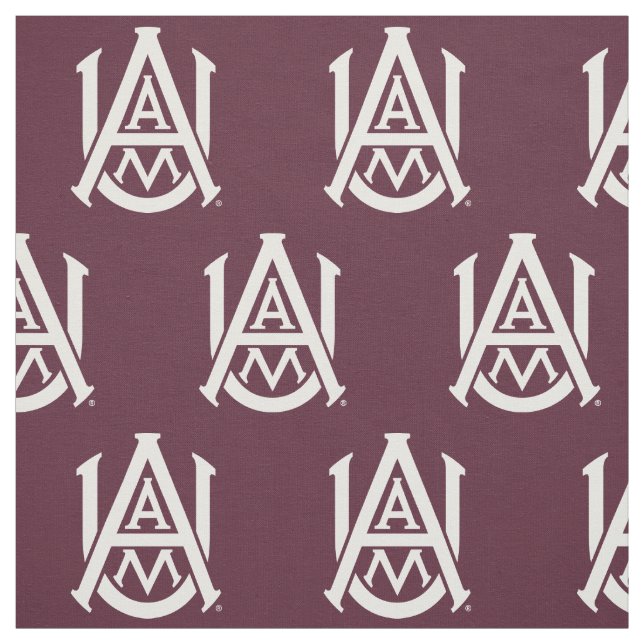 Alabama A&M Logo Fabric (Swatch)