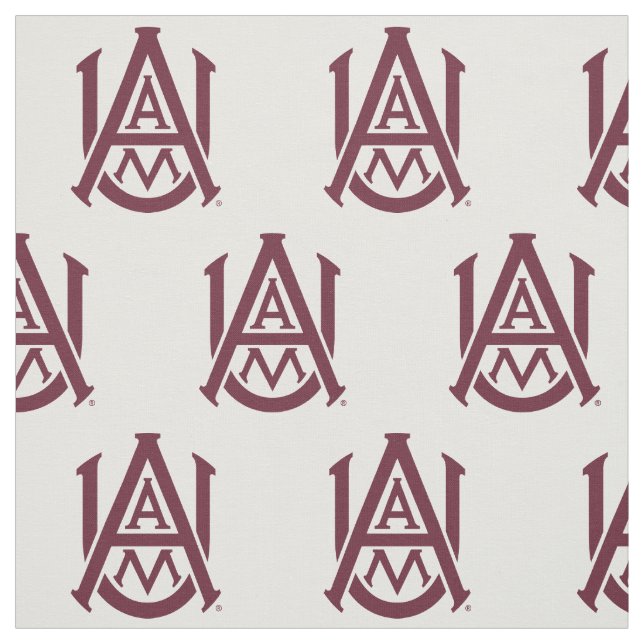 Alabama A&M Logo Fabric (Swatch)