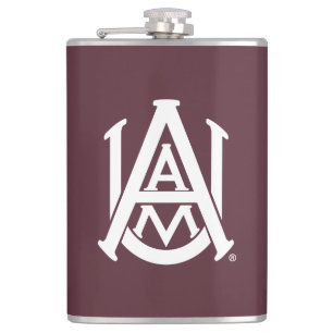Alabama A&M Logo Flask