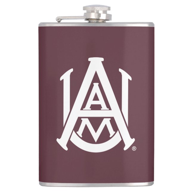 Alabama A&M Logo Flask (Front)