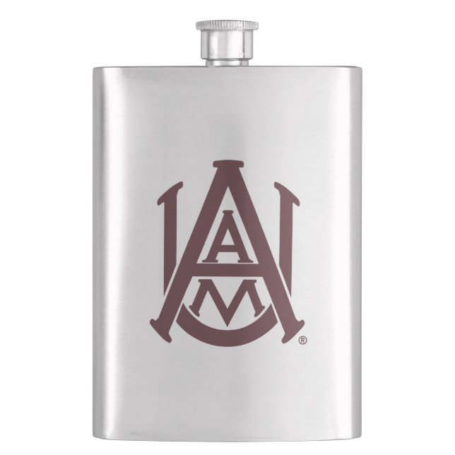 Alabama A&M Logo Flask (Front)