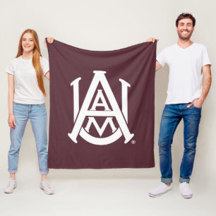Alabama A&M Logo Fleece Blanket