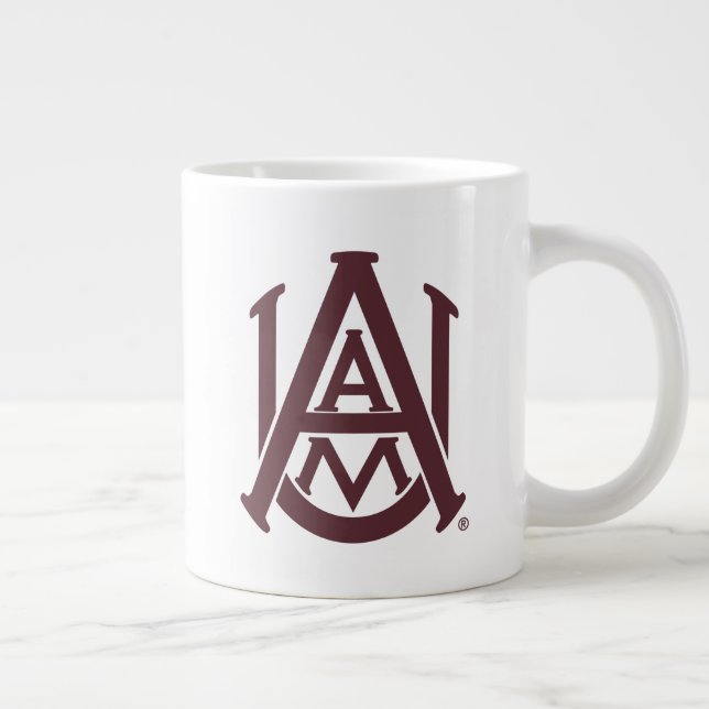 Alabama A&M Logo Giant Coffee Mug (Right)