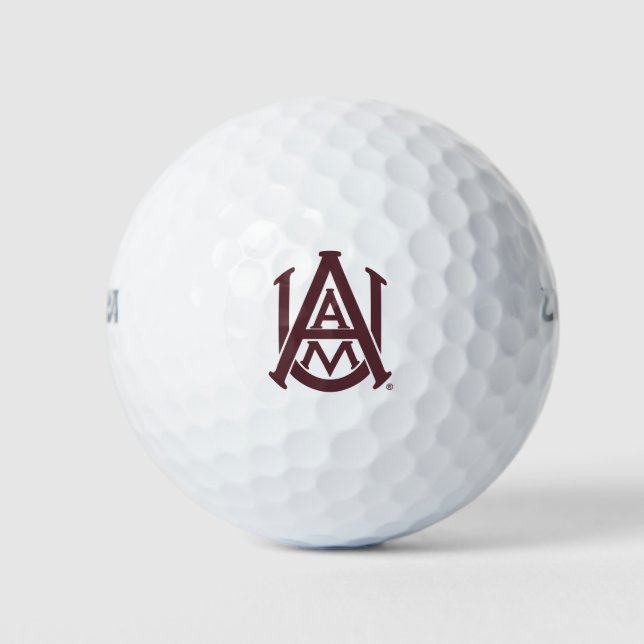 Alabama A&M Logo Golf Balls (Front)