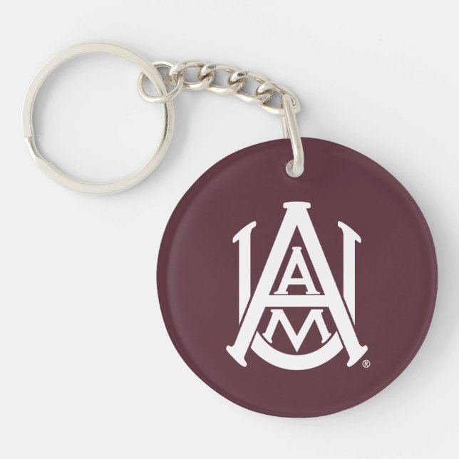 Alabama A&M Logo Keychain (Front)