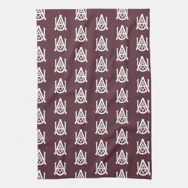 Alabama A&M Logo Kitchen Towel (Vertical)