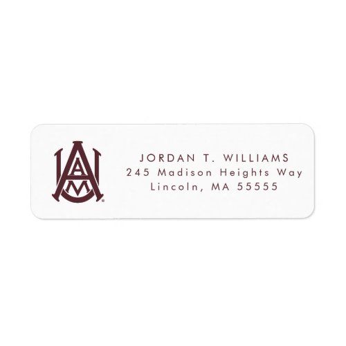 Alabama AM Logo Label