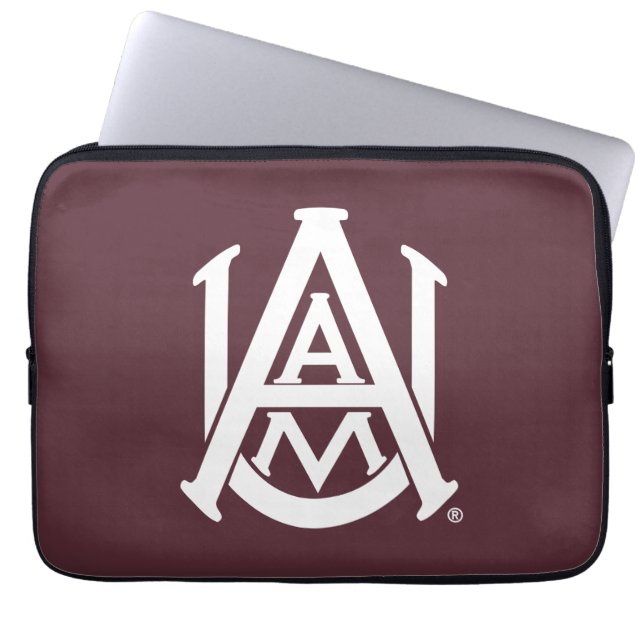 Alabama A&M Logo Laptop Sleeve (Front)