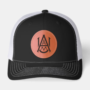 Alabama A&M Logo Leather Patch Hat