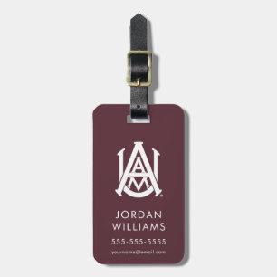 Alabama A&M Logo Luggage Tag