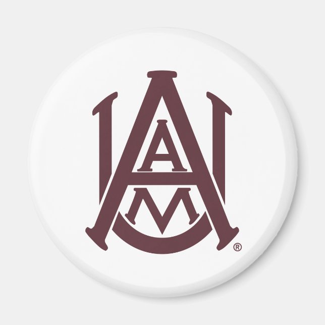 Alabama A&M Logo Magnet (Front)