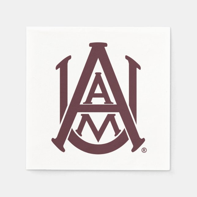 Alabama A&M Logo Napkins (Front)