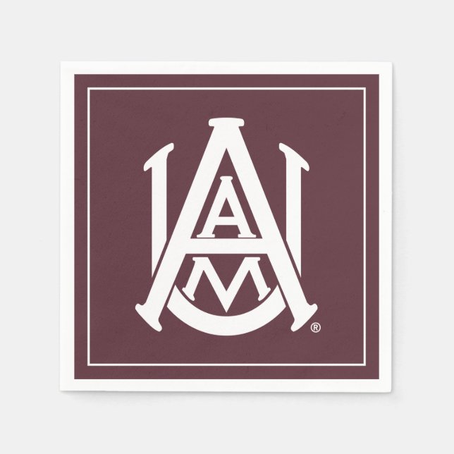 Alabama A&M Logo Napkins (Front)