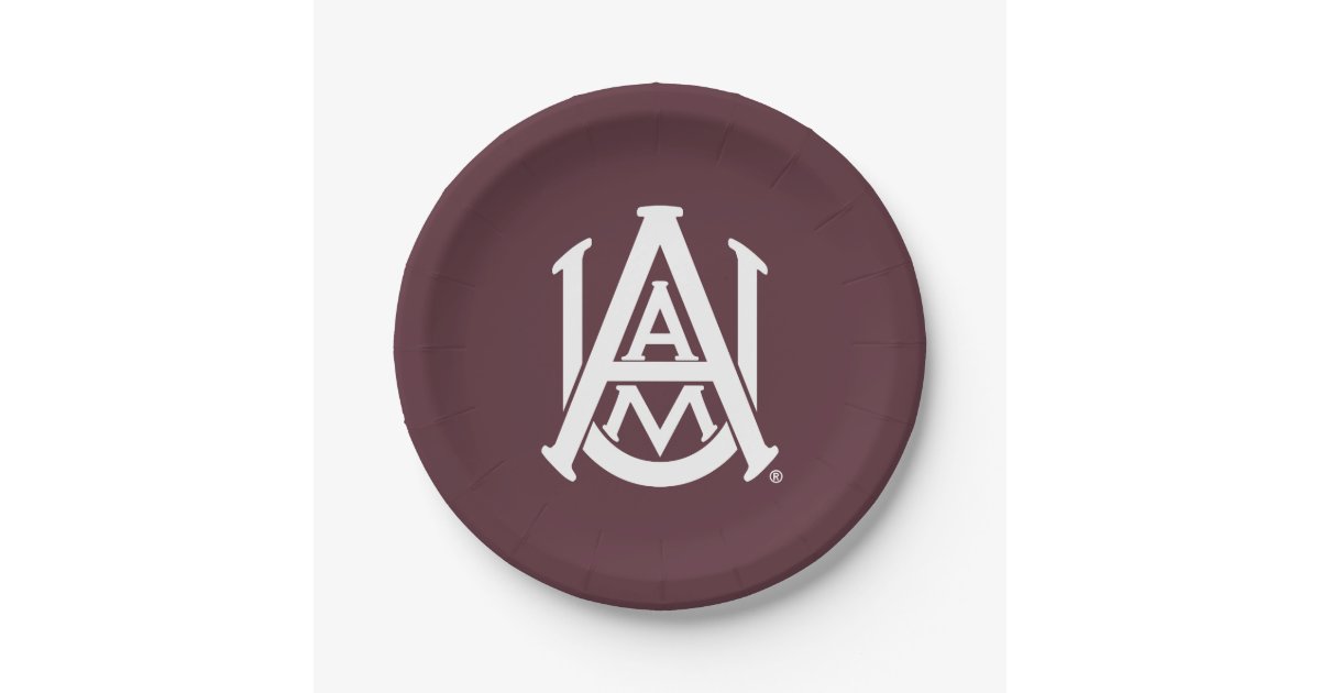Alabama A&M Logo Paper Plate | Zazzle.com