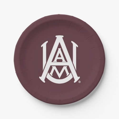 Alabama AM Logo Paper Plates