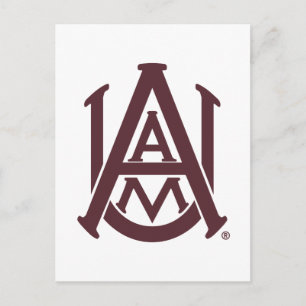 Alabama A&M Logo Postcard