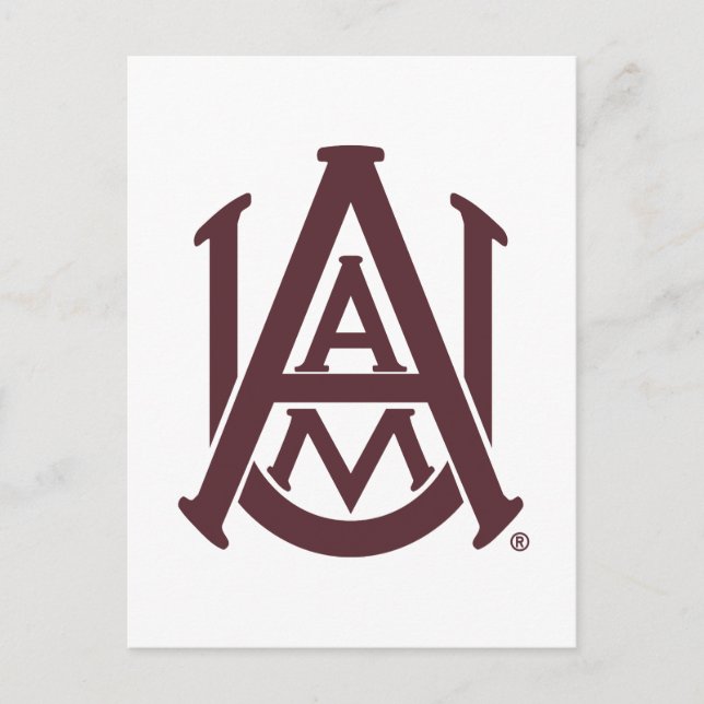 Alabama A&M Logo Postcard (Front)