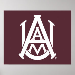 Alabama A&M Logo Poster