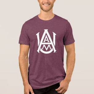 Alabama A&M Logo Tri-Blend Shirt