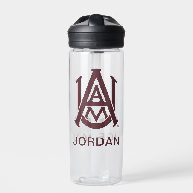 Alabama A&M Logo Water Bottle (Front)