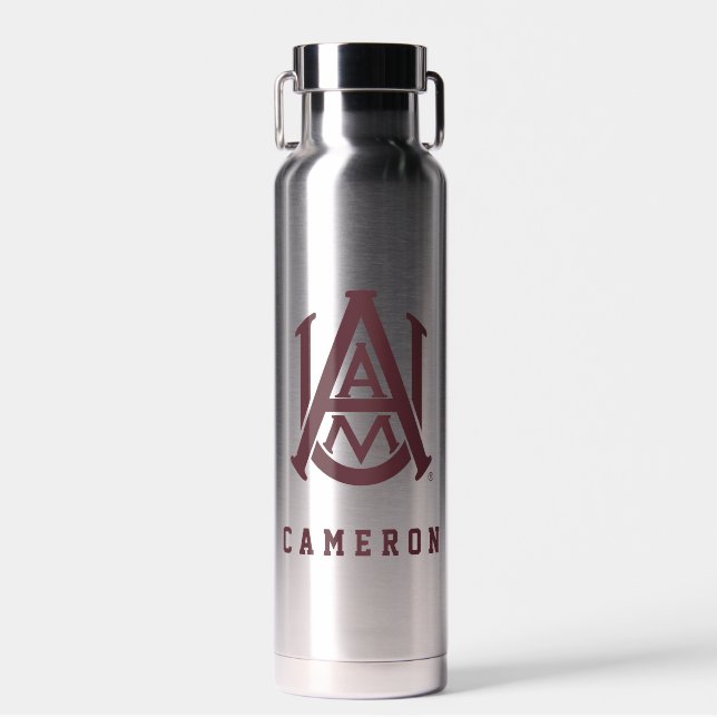 Alabama A&M Logo Water Bottle (Front)